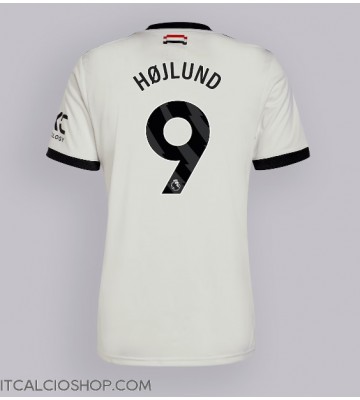 Manchester United Rasmus Hojlund #9 Terza Maglia 2024-25 Manica Corta